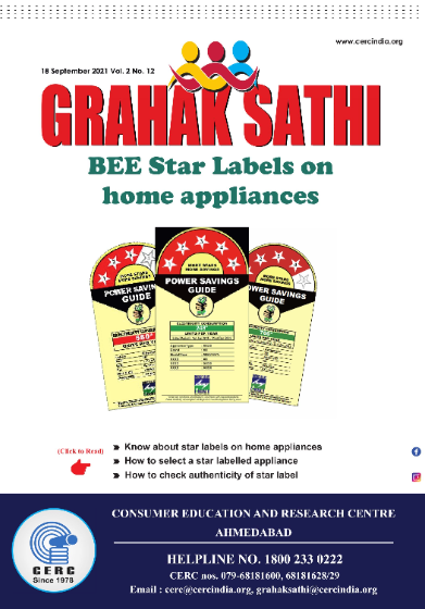 BEE Star Labels on home appliance