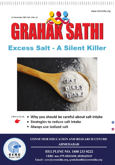 Excess Salt – A Silent Killer