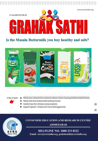 Is the Masala Buttermilk you buy healthy and safe?