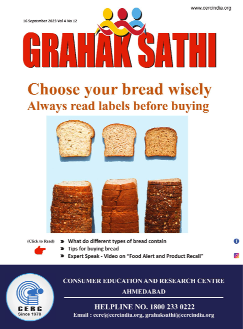 Choose your bread wisely – Always read labels before buying