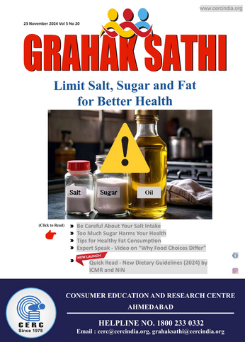 Limit Salt, Sugar and Fat for Better Health