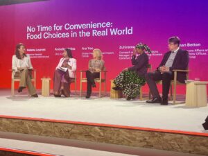 As a panellist at the Stockholm Food Forum, Stockholm,  Sweden,  October 2025